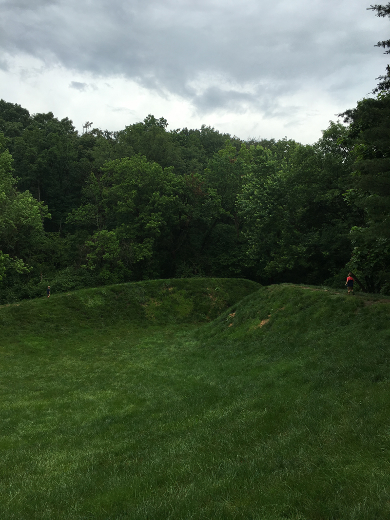 Beverly Pepper's Cromlech Glen, 1985–90